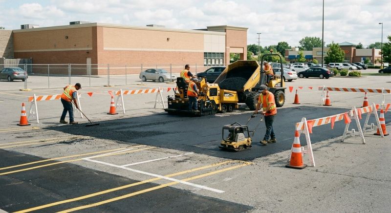Parking Lot Repair in Conway, AR